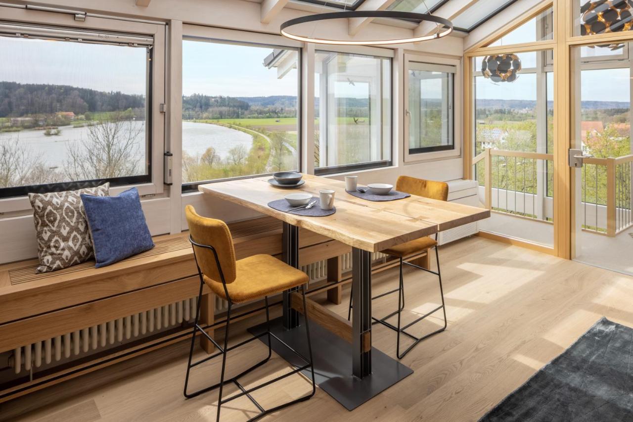 Stille X Weite - Hochwertige Wohnung Mit See-Panorama Kronburg Exteriér fotografie