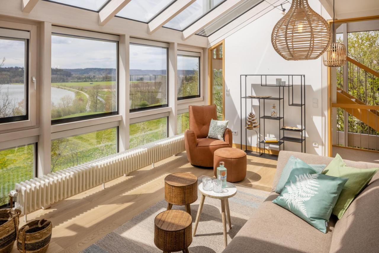 Stille X Weite - Hochwertige Wohnung Mit See-Panorama Kronburg Exteriér fotografie